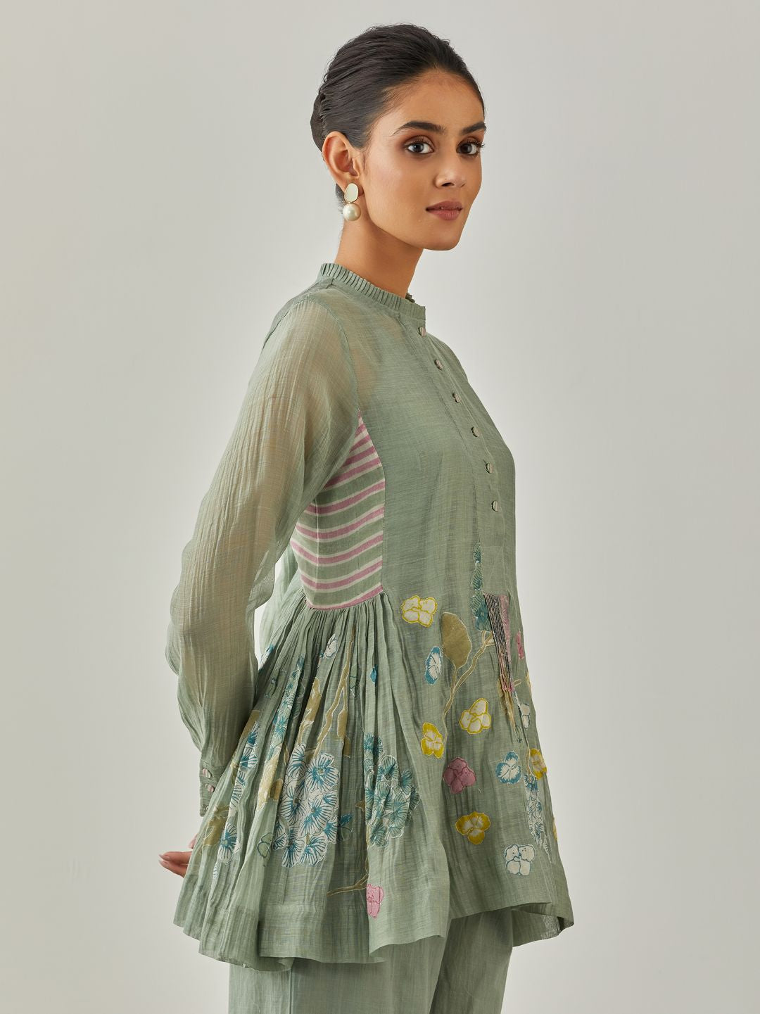 Aqua Noorie Garden Top - VineetRahul