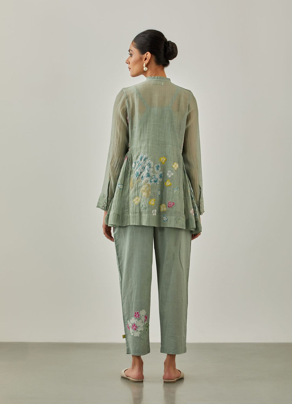 Aqua Noorie Garden Top - VineetRahul