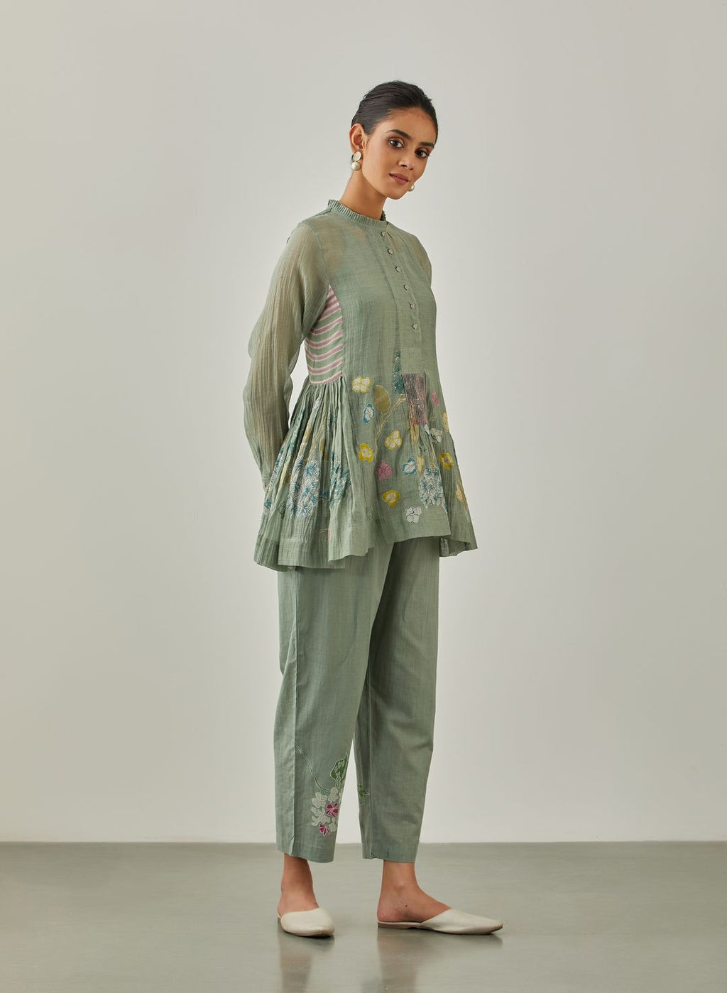 Aqua Noorie Garden Top - VineetRahul