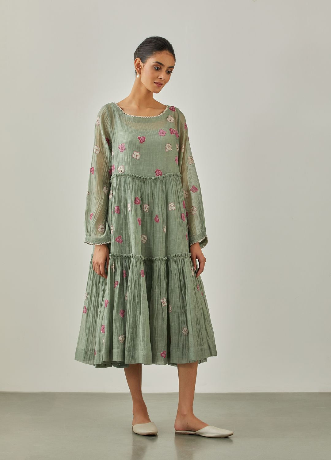 Aqua Noorie Dress - VineetRahul
