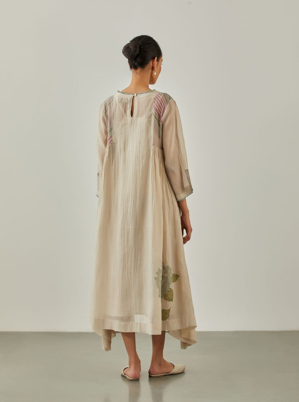 Natural Blossom Rain Dress - VineetRahul