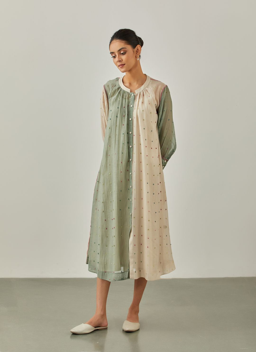Natural Monsoon Lane Tunic - VineetRahul